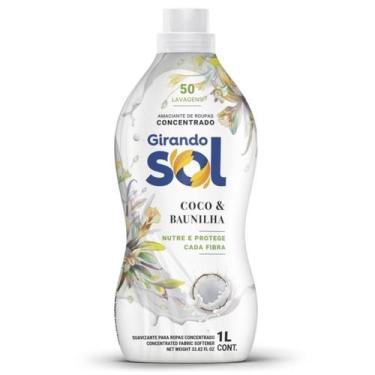 Imagem de Amaciante de Roupas Concentrado 1L -Girando Sol (Coco Baunilha Hipoale