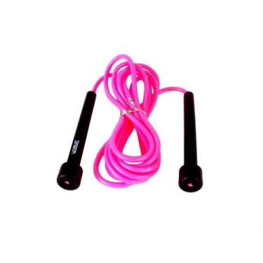 Imagem de Corda de Pular Jump Rope 2,65m em Silicone Rosa Liveup