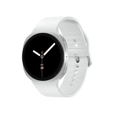 Imagem de Samsung Galaxy Watch8 Smartwatch 40mm Lte, Galaxy Ai, Tela Em Cristal De Safira Prata