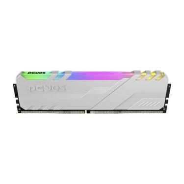 Imagem de Memoria Gamer Pcyes Udimm 16GB DDR5 5600MHZ White com RGB PM165600D5WR