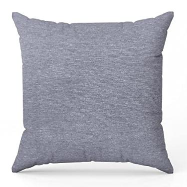 Imagem de Kit 2 Capas De Almofada 50x50 Decorativa Lisa Cinza Veneza