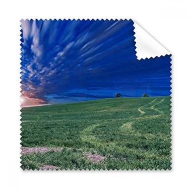 Imagem de Grassland Verde Azul Céu Art Deco Presente Moda Pano de Limpeza para Tela de Telefone Limpador 5 peças