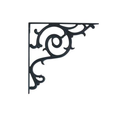 Imagem de Cantoneira Mão Francesa Ferro Fundido Nº09 em Hera 30x30cm