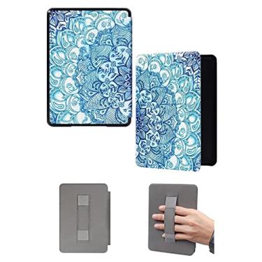 Imagem de Capa durável para o Kindle de 11ª geração a ser lançado em 2022, capa à prova d'água com função de despertar e dormir automática e alça de mão