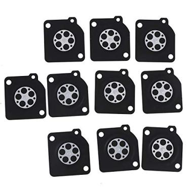 Imagem de Reparação de carburador, 10 pçs/set kit de junta de diafragma de carburador peças de reparo para motosserra zama 180 s210 ms230 ms250
