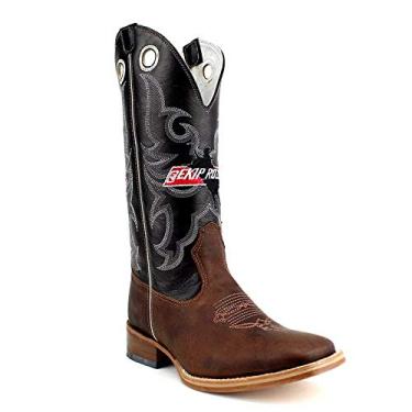 Imagem de Bota Mr West B-36 Rozeta 1474 Fossil Tabaco CA Preto M.W 79 Tamanho:44;Cor:Marrom