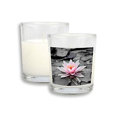 Imagem de Flores rosa Red Lotus Art Deco Gift Fashion White Candles Cera de incenso perfumada