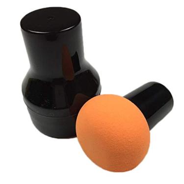 Imagem de Grey990 Esponja em pó bufante cabeça cogumelo forma base contorno maquiagem beleza ferramenta laranja
