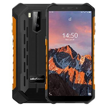 Imagem de Telefone móvel Ulefone Armor X5 Pro à prova d'água resistente NFC 4G LTE 4 GB + 64 GB Smartphone Android 10.0 Celular processador octa-core (laranja)