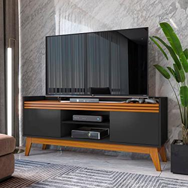 Imagem de VIA NOSSA - Rack para Tv até 50 Polegadas 2 Portas Ripado Astúrias 136cm