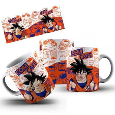 Caneca Cerâmica Café Goku Desenho Dragon Ball Z Decoração