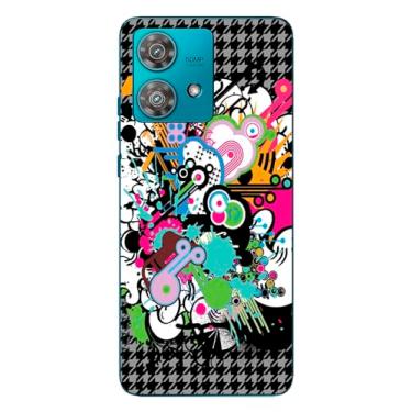 Imagem de Capa Adesivo Skin022 Verso Para Motorola Edge 40 Neo