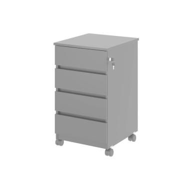 Imagem de Arquivo com 4 Gavetas Verbena Preto Onix