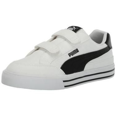 Imagem de PUMA Tênis infantil Suede 2 Straps Inf, Branco/preto, 22