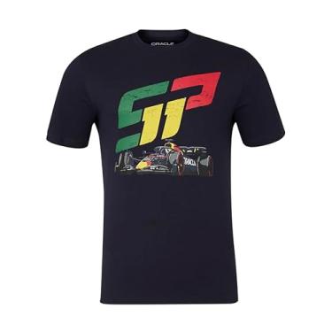 Imagem de Camiseta Red Bull Racing F1 Sergio Checo Perez Race Car, Azul marino, 3G