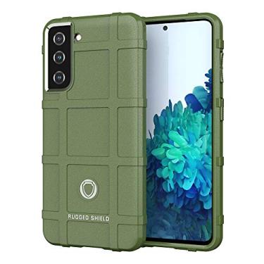 Imagem de LABILUS Capa para S21 5G, (Série Rugged Shield) Capa protetora tática tática de armadura sólida de TPU compatível com Galaxy S21 (6,2 polegadas) - Verde exército