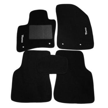 Imagem de Jogo de Tapete Automotivo Toro Carpete Luxo 10mm - Tapecars