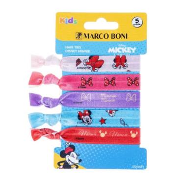 Imagem de Kit 5 Elásticos De Cabelo Hair Ties Disney Minnie Marco Boni, Colorido