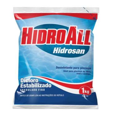 Imagem de Cloro Granulado Hidrosan Plus Dicloro Estabilizado Hidroall 1kg