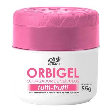 Imagem de Aromatizante Orbigel Gel Tutti Frutti 55G 1851 Orbi Quimica - ORBI QUÍ
