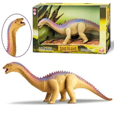 Imagem de Brinquedo Boneco Dinossauro Barapassauro 34cm Vinil Realista - Silmar