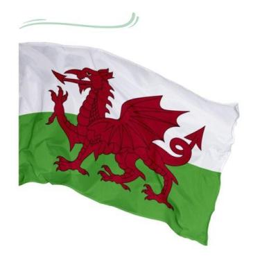 Imagem de Bandeira País De Gales Copa 1,50x0,90mt Envio Imediato - WCAN