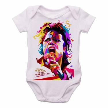 Imagem de body nenê criança roupa bebê Michael Michael Jackson colorido - Empóri