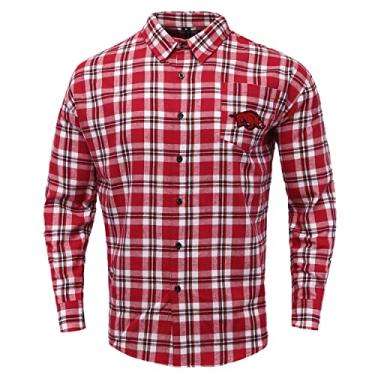 Imagem de FOCO Camiseta de flanela básica Arkansas Wordmark - masculina média