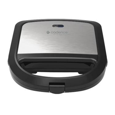 Imagem de Sanduicheira Grill Eletrica Cadence Black Inox 750W 220V