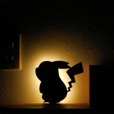 Imagem de Luminária Abajur Pikachu Pokemon / Com Led Luminoso / Anime Geek / Ara