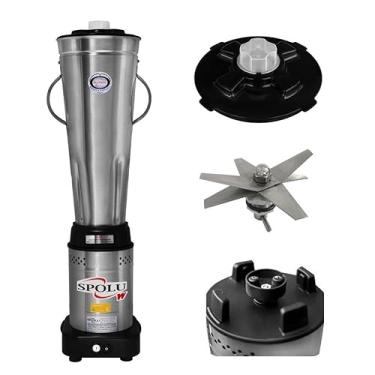 Imagem de Liquidificador Industrial Baixa Rotação Spolu 10 L Inox Bivolt