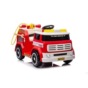 Imagem de Zippy, Caminhão Elétrico Brinquedo Infantil Bombeiro 12V com Controle Remoto - Vermelho