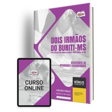 Imagem de Apostila Prefeitura de Dois Irmãos do Buriti - MS 2024 - Assistente de