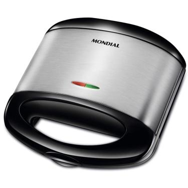 Imagem de Sanduicheira 800W Mondial Antiaderente Grelhas Duplas Peto 220V
