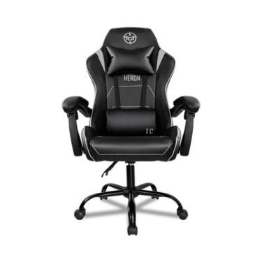 Imagem de Cadeira Gamer TGT Heron TC Espuma Moldada Até 120kg Preto e Cinza - TG