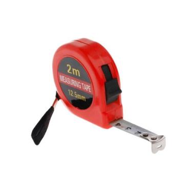 Imagem de Mini Trena 2 Metros Trava 2m x 12.5mm Fita Métrica Aço - Casita