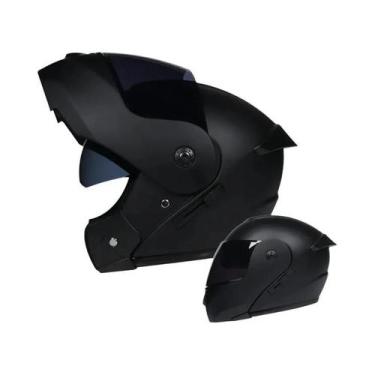 Imagem de Capacete de Motocicleta Modular com Viseira Dupla - Aprovado pelo DOT,
