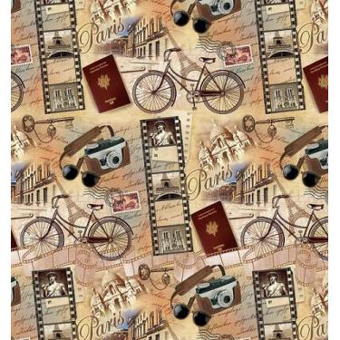 Imagem de Bobina de Papel para Embrulho de Presente Rolo 60cmx100m - SAO JOAO, C