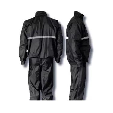 Imagem de Conjunto Capa De Chuva Roupa Para Motoqueiros Ciclistas Impermeável Ca