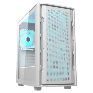 Imagem de Gabinete Gamer, Modelo Uniface Mini Rgb White - Cougar