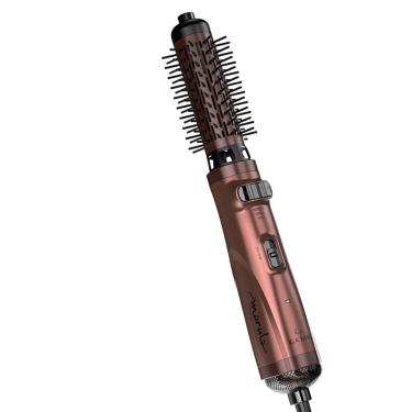 Imagem de Escova Rotativa Secadora GA.MA Italy Marula com Tecnologia de Óleos Essenciais, 3D Therapy Ultra Ion e Cabo Giratório 360° 1100W Cobre - Bivolt