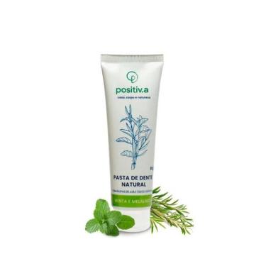 Imagem de Pasta de Dente Natural 90g Menta Melaleuca Vegana Positiva - Mano Velh