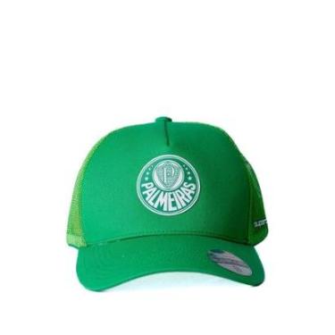Imagem de Boné Supercap Palmeiras Trucker Silk Frontal-Unissex