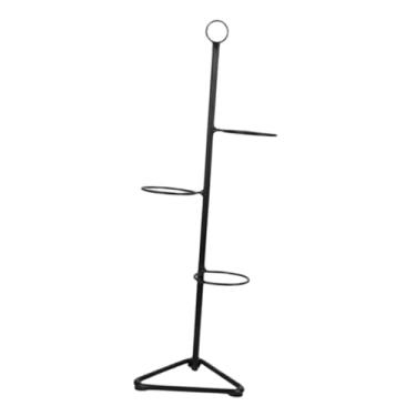 Imagem de Ｂｅｓｇａ Suporte para copos de café para, prateleira criativa, porta-canecas, suporte para copos de bebidas, para armário, loja de chá, sala, Preto