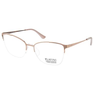 Imagem de Armação Óculos De Grau Feminino Platini P9 1186 H406 54-17