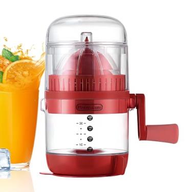 Imagem de Espremedor Manual,Extrator De Laranja Portátil Com Vertedor - Extrator de Frutas com para Casa e Viagem