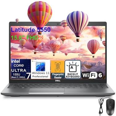 Imagem de Dell Notebook Empresarial Latitude 5550 De 15,6" Com Tela Fhd, Processador Intel Ultra 7 155U 12 Núcleos (Beat I7-1355U), 16 Gb Ram Ddr5, Ssd 512 Gb, Wi-Fi 6, Bluetooth 5.3, Teclado Retroiluminado,