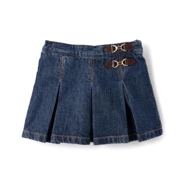 Imagem de Gymboree Saia jeans para meninas e crianças pequenas, Dougal Wash, 5 Anos