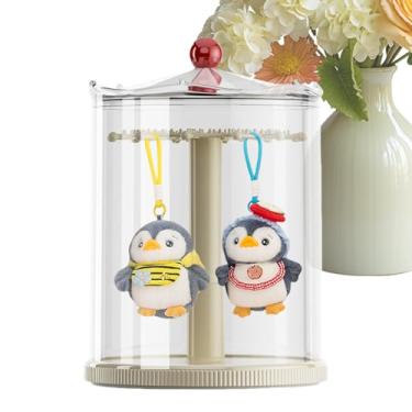 Imagem de Vitrine Para Figuras De Ação | Organizador De Brinquedos Transparente - Organizador Giratório Antipoeira para Bonecas para Crianças e Adultos para Quarto Sala para Coleção e Decoração Doméstica