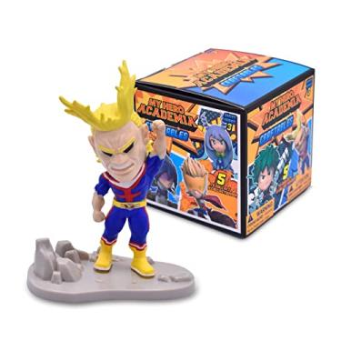 Imagem de Just Toys LLC My Hero Academia Craftable Buildable My Hero Academia Craftables S3 Mystery Figure Blind Box – Cena aleatória de 6 a 7 peças (inclui All Might, Deku, Bakugo, Uraraka, Todoroki)